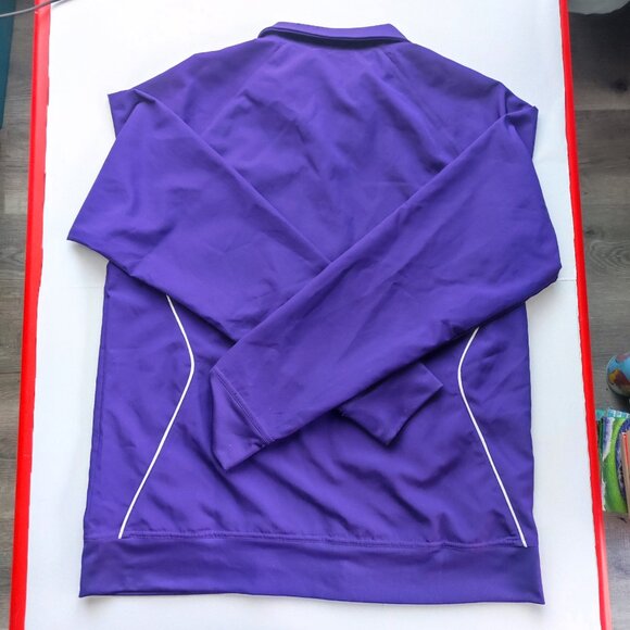 Under Armour track / training jacket purple women's size L loose style - Picture 3 of 5